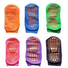 将图片加载到图库查看器，6 Pairs Cotton Baby 's Non-slip Boat Low Cut Floor Socks With Rubber Grips For Boys &amp; Girls Sock
