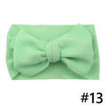 Load image into Gallery viewer, Baby Girls Headband Big Bow Hair Band Kids Adjustable Head Wrap Turban Infant Hair Accessories
