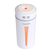 将图片加载到图库查看器，New USB Portable Mini Air Humidifier 200 ML Ultrasonic Essential Oil Diffuser For Home Bedroom Office Car With 7 Color Lights
