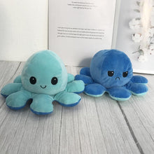 将图片加载到图库查看器，Reversible Flip Octopus Plush Stuffed Toy Soft Animal Home Accessories Cute Animal Doll Children Gifts Baby Plush Toy For Kids
