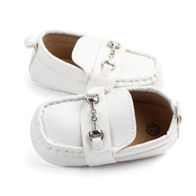 将图片加载到图库查看器，Leather Baby Shoes Fashion Infant Boys Girls Anti-slip Soft Sole Newborn First Walkers Luxury Shoes Design For Kids
