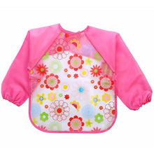 将图片加载到图库查看器，Modern Luxury NEW Baby Cute Cartoon Waterproof Long Sleeve Apron Baby  Feeding Bib for Children Baby and Kids
