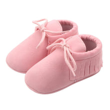 将图片加载到图库查看器，Newborn Baby Shoes Girls Boys Soft Warm Leather Prewalker Anti-slip Shoes Canvas Sports Sneakers Footwear Shoes
