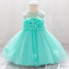 Load image into Gallery viewer, Luxury Elegant Handamde Girls Baby Dresses Lace Tulle Baptism Dresses for  Party and  Wedding Baby Clothing Dress

