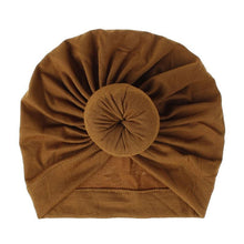 将图片加载到图库查看器，Trend New Mother &amp; Baby Hat Soft Cotton Turban Hat Baby Elastic Toddler Infant Cap For Girls and Women
