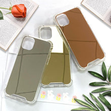 Load image into Gallery viewer, Luxury Mirror Phone Case For iPhone 14 13 12 11 Pro XS MAX XR Shockproof Back Cover Case For iPhone 7 8 6s 6 s plus Protective Case Hard Back Soft Bumper Anti-Scratch Phone Cover For Girls
