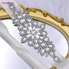 Load image into Gallery viewer, TOPQUEEN S01 Women's Belt Luxurious Bride Bridal Sash Rhinestone Applique Wedding Accessories for Evening Party Prom Gown Dress

