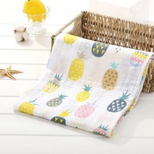 Load image into Gallery viewer, Muslin 100% Cotton Baby Swaddles Soft Newborn Blankets Bath Gauze Infant Wrap Sleep sack Stroller .
