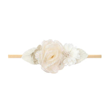 Load image into Gallery viewer, Handmade Luxury Pearl Baby Headbands Bundle Nylon Elastic  Newborn Hair Accessories for Girls Kids
