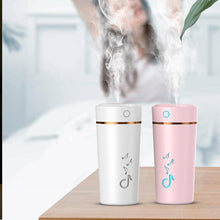 将图片加载到图库查看器，New USB Portable Mini Air Humidifier 200 ML Ultrasonic Essential Oil Diffuser For Home Bedroom Office Car With 7 Color Lights
