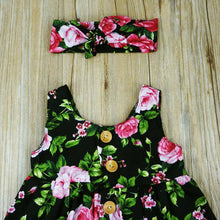 Load image into Gallery viewer, Interesting Toddler Kids Baby Girl Party Princess Floral summer Dress Pageant Clothes With Bow
