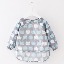 将图片加载到图库查看器，Modern Luxury NEW Baby Cute Cartoon Waterproof Long Sleeve Apron Baby  Feeding Bib for Children Baby and Kids
