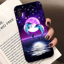 Load image into Gallery viewer, Animal Cute Dolphin Phone Case For Iphone 11 12 13 Mini Pro Xs Max 8 7 6 6s Plus X 5s Se 2020 Xr Case Soft Tpu Cover Flexible Ultra Slim Anti-scratch Cover

