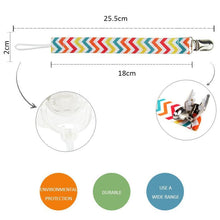 将图片加载到图库查看器，4PCS/SET Infant Pacifier Clips Holder Clip Nursing Teether Clip Nipple Holder Baby Pacifier Clip Soother Holder for Pacifier for Kids and Baby
