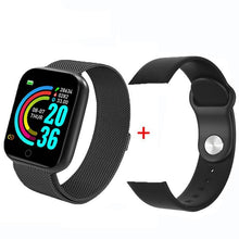 Load image into Gallery viewer, Luxury NEW Fashion Style Stainless Steel Smart Watch For Women and Men Electronics Sport Wrist Watch For Android IOS Square Smartwatch Smart

