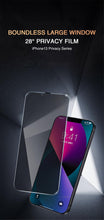 Load image into Gallery viewer, Full Cover Anti-Spy Screen Protector For iPhone 11 12 13 PRO MAX Privacy Glass For iPhone 14 Pro 8 Plus XS Max XR Tempered Glass Anti-Spy  Privacy Screen Protector for iPhone
