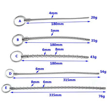 将图片加载到图库查看器，Stainless Steel Urethral Catheter Penis Plug Urethral Sound Metal Dilator Horse Eye Stimulation Adult Sex Toys for Men Gay
