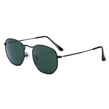 Load image into Gallery viewer, New  Luxury and Elegant Reflective Universla Sunglasses for Men and  Women Stainless Steel Frame Eyewear Mirror Hexagon Glasses With UV400 Protection
