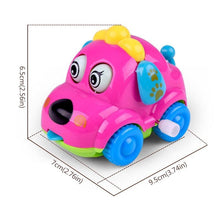 将图片加载到图库查看器，Baby Toys Cartoon Animal Dog Wind Up Toys Running Car Clockwork Educational Toys Infant Baby Mobile Rattle Toy For Kids
