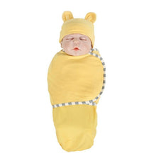 Load image into Gallery viewer, Muslin Swaddle Newborn Organic Cotton Blanket Extract Envelope Baby Sleeping Things Bedding for Boys Girls with a Hat Blanket Bag
