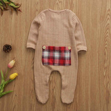 将图片加载到图库查看器，Newborn Baby Boy Girl Long Sleeve  Cotton Romper Jumpsuit Playsuit One Pieces Baby Clothes 0-9M In Famous Holidays Pajamas Style

