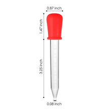 将图片加载到图库查看器，Color Random Children Dropper with Scale Washable Reusable Infant Droppers Detachable Dispenser Pipette for Travelling
