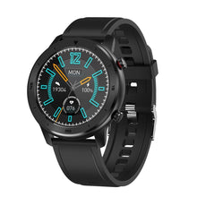 将图片加载到图库查看器，Modern Full Round Touch Display Smart Watch for Men In Business Luxury Style With IP68 Waterproof Protection and Heart Rate Blood Pressure Monitor 5 Days Standby Smartwatch
