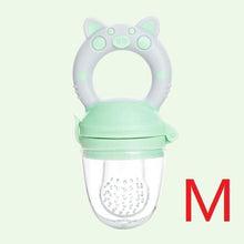 将图片加载到图库查看器，Silicone Baby Pacifier Feeder Cartoon Animal Infant Nipple Holder Newborn Fruit pacifier Tetine Silicona Nipple Bit
