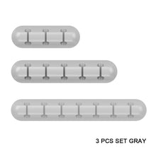 将图片加载到图库查看器，Cable Holder Silicone Cable Organizer Flexible USB Management Clips Holder For Mouse Keyboard Earphone Headset
