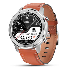 将图片加载到图库查看器，Modern Full Round Touch Display Smart Watch for Men In Business Luxury Style With IP68 Waterproof Protection and Heart Rate Blood Pressure Monitor 5 Days Standby Smartwatch
