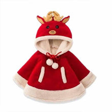 将图片加载到图库查看器，New Year Baby Girls Christmas Reindeer hooded Coat for Babies Boys and Girls In Modern New elegant Design Special Deisgn For Kids
