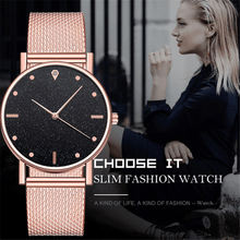 将图片加载到图库查看器，Cusual Ladies Watch Romantic Starry Sky Dial Women's Quartz Fashion Wristwatch  For Women and Girls
