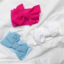 将图片加载到图库查看器，Baby Headbands For Newborn Hair Band Cute Baby Bow Flower Elastic Bow Headwear Kids Gifts Girl Hair Accessories

