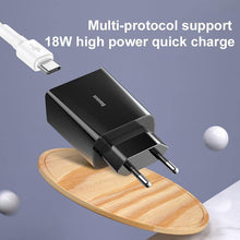 Load image into Gallery viewer, Mini Fast USB 18W Charger Support Quick Charge 3.0 USB Type-C PD Charger Portable Phone Charger
