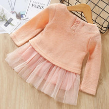 Load image into Gallery viewer, Toddler   Cute Dress With Fluffy Ball Unique Design Perfect Gift For Baby Girls
