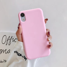 将图片加载到图库查看器，Ultra Thin Slim Fit Soft Grip Anti-Scratch Protective Cover Thicker Candy Phone Case for iPhone Soft Silicon Back Phone Cover for iPhone 12 13 Pro Max iphone Case
