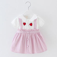 将图片加载到图库查看器，Modern Retro Baby Girls Dresses For Baby Princess Dress Infant 1st Year Birthday Party Dress Newborn Baby Clothes
