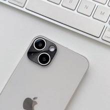 Load image into Gallery viewer, CD Texture Metal Camera Lens Frame For Iphone 14 Plus 13 Pro Max 12 Pro Max 11 Pro Max 12 Pro Camera Lens Screen Protector Camera Lens Protector Ring Cover Anti-Fall Not easy to fall 360 Degree Protection
