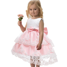 Load image into Gallery viewer, 1st Birthday Dress For Baby Girl Clothes Princess Ceremony  Pink Blue Red Dresses Excellent Look Unique Design
