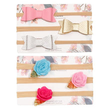 Load image into Gallery viewer, Baby Girls Headband Infant Elastic Headwear Kids Hair Accessories Bow Set For Baby Girls
