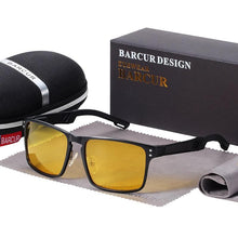 Load image into Gallery viewer, Hot Black Goggle Male Sunglasses Luxury Brand Men Glasses  In Business High Quality Luxury Modern Style With  UV400 Protection
