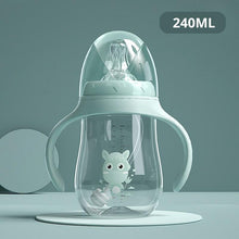 Load image into Gallery viewer, Baby Bottles Drinking Cup Feeding Bottle Wide-Caliber Drinking Milk Drinking Water Dual-use Bottle For baby and Kids
