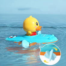 Load image into Gallery viewer, Cartoon Baby Bath Toys Animal Pull Duck Classic Baby Water toy Infant Early Education Bathroom Beach Swiming Toy For Kids
