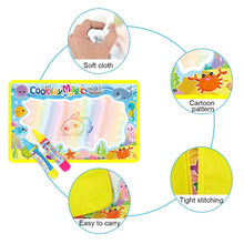 Load image into Gallery viewer, Magic Water Painting Drawing Mat &amp; 2 Pens Doodle Board Coloring Books for Kids Children Educational Toys
