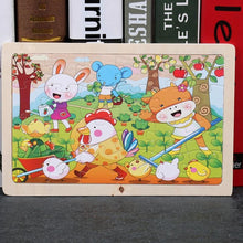 将图片加载到图库查看器，24 Slice Wood Puzzles Children Adults Vehicle Puzzles Wooden Toys Learning Education Environmental Assemble Educational Games For Kids and Babies

