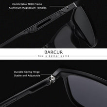 Load image into Gallery viewer, Square High Quality Titanium  Sunglasses for Men Polarized Sunglasses With Mirror Gradient Glasses Titanium  TR90 Frame Oculos De Sol gafas and UV400 Protection

