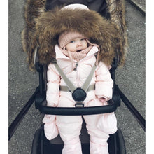 将图片加载到图库查看器，Winter Clothes For Infant Baby Hooded Warm Thick Snowsuit Jumpsuit Romper for Boys and Girls  Style
