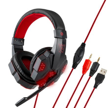 Load image into Gallery viewer, QearFun New Pink Headphones for PC Girls Gaming Wired Headset with Microphone Gamer for PS4 Windows XP/7/8/10 Laptop Phone
