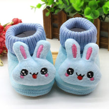 Load image into Gallery viewer, Newborn Baby Shoes Non-slip Crib First Walker Soft Material Comfortable Winter Boots Baby Autumn Shoes
