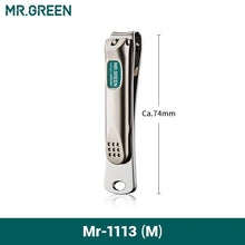 Load image into Gallery viewer, MR.GREEN Stainless Steel Nail Clippers with Nail File
